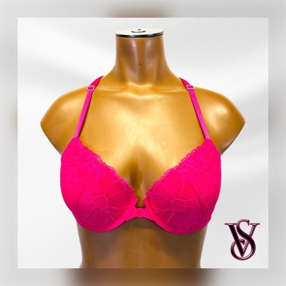 🌸 VICTORIA’S SECRET || Lace Front-Close Racerback Demi-Bra- - Picture 1 of 8